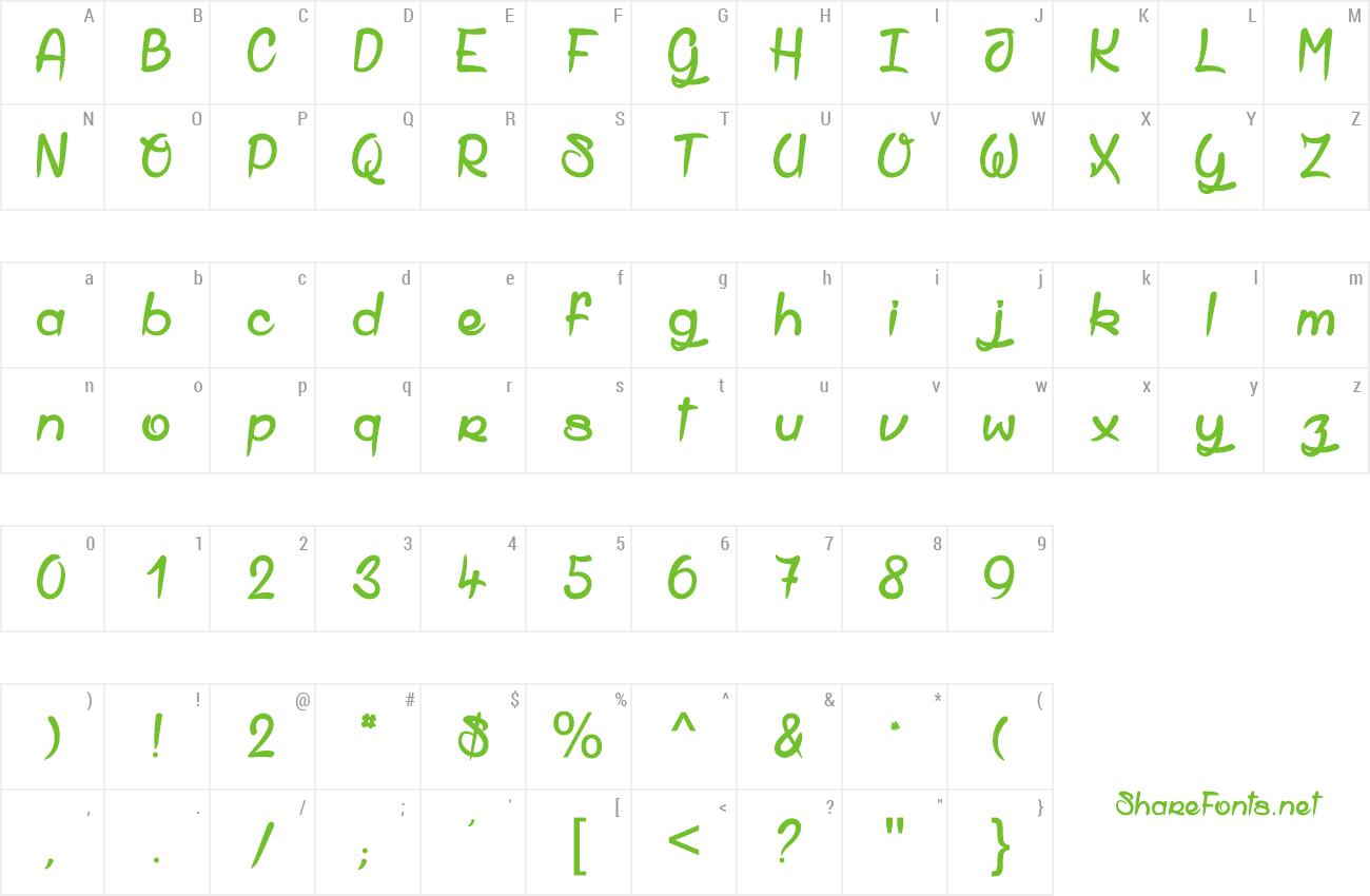 Font Shell Gate preview